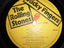 ROLLING STONES sticky fingers LP 1st press ZIP UK 1971