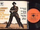 JOHNNY CASH BALLADS OF THE TRUE WEST AUSSIE EP 60'S