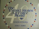 US AIR FORCE BAND ARNALD GABRIEL 40th ANNIVERSARY 1981