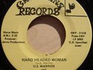 funk 45 U.S. Warren - Hard Headed Woman - HEAR