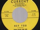 The Five of Us Hey You Garage Psych 45 Current HEAR