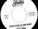 One'sy Mack : Northern Soul 45 on Ghetto