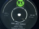 ARNOLD CORNS - DAVID BOWIE Hang onto Yourself RARE B&C.