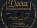 Calypso 78 Lord Invader Decca 17464 Play The Tune