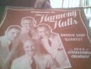 HARMONY HALLS BARBER SHOP QUARTET 78RPM 12