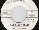 THE ENTERTAINERS Love In My Heart NORTHERN SOUL 45