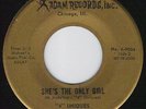 4 UNIQUES She's The Only Girl CHICAGO DOO WOP 45 Adam