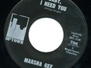 Marsha Gee Baby, I Need You Rare Northern Soul 45 Hear