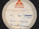 BLACK SABBATH Evil Woman  Trident 7