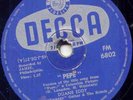 DUANE EDDY - PEPE - RARE 78 RPM - 1960 SOUTH AFRICA
