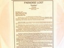 PARADISE LOST Gothic White Label Promo LP