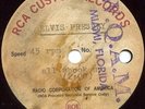 ELVIS PRESLEY RARE 45 ACETATE - ALL SHOOK UP