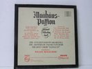 MENGELBERG BACH Matthaus-Passion PHILIPS 4 LP Box ED1