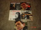 5 VINTAGE JOHNNY CASH LP'S-2 SUN, 2 