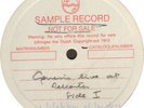 GENESIS Live Leicester 1973 TEST PRESSING only