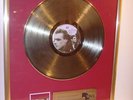 U2 the unforgettable Fire goldene Schallplatte Record