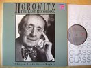 HOROWITZ - The Last Recording 1990 SONY S 45818 NM