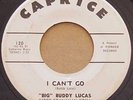 SOUL POPCORN 45, BIG BUDDY LUCAS I CAN'T GO CAPRICE#120