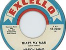 MARION JAMES R&B Soul EXCELLO 45 #2280 VG++