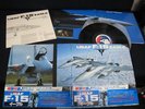 Super Fighter USAF F-15 Eagle Japan Vinyl LP with OBI Poster