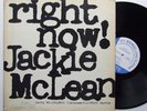 JACKIE MCLEAN Right Now Blue Note Jazz LP Stereo RVG