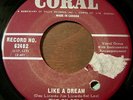 The Ex-cels 45 Coral Like a dream Garage Psych