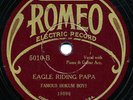 LISTEN-Rare Jazz 78-Famous Hokum Boys-Eagle Riding Papa