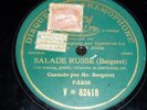 FRENCH 78 rpm RECORD G&T Comic MR. BERGERET Paris