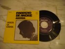 FABRIZIO DE ANDRE 45giri ANDREA/VOLTA LA CARTA Olanda