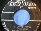 WAILERS I DONT NEED YOUR LOVE SIMMER DOWN COXSONE 7