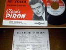 RARE French EP 45t BIEM (7') Claude PIRON (09/1958)