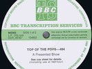 BBC Transcription UK 1974 LP TOP 494 Nazareth Snafu Eno