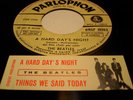 45 GIRI JUKE B - THE BEATLES - HARD DAY'S NIGHT + STRIP