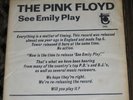 PINK FLOYD  - SEE EMILY PLAY - TOWER US 1967 DJ W/PS