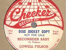 Lowell Fulson 78 CHECKER Reconsider Baby DJ COPY 1954