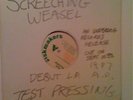 SCREECHING WEASEL 1st LP TEST PRESS 1/5 MADE 1987 RARE
