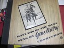 GENE AUTRY CONQUEROR 78 RPM RECORD SET BALLADS OF WEST