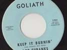 Bob Eubanks Keep It Burnin 45 Goliath Bobby Hart Rocker