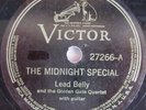 LEADBELLY VICTOR 27266 THE MIDNIGHT SPECIAL BLUES 78RPM