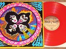 KISS ROCK & ROLL OVER PYE RED VINYL RARE PINK COVER LP