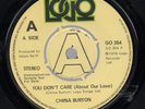 China Burton You Don't Care RARE Modern Soul 45 HEAR