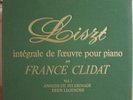FRANCE CLIDAT Liszt Compl Piano Works Vol 1 VEGA Box4LP
