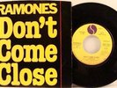 Ramones Don't Come Close RARE Limited Edition USA 45 With Picture Sleeve