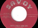 Big Maybelle That's a Pretty Good Love Savoy Listen