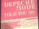 Depeche Mode - Told You So (spanish promo) RARE