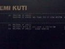 Traitors of Africa, by FEMI KUTI, 2002 LP