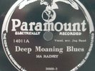 36) 78rpm   MA RAINEY with Jug Band   PARAMOUNT 14011