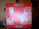 official nirvana/bleach/waterfront/red vinyl/red sleeve