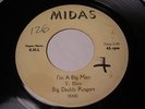 BIG DADDY ROGERS MIDAS 9006 I'M A BIG MAN RARE -LISTEN