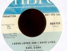 Earl Gains on HBR Promo Northern Soul 45 Hear